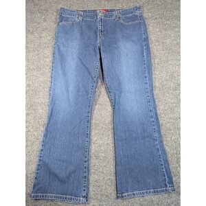 Levis 525 Jeans Womens 16 Short Blue Denim Nouveau Low Bootcut Stretch Y2K 36x28